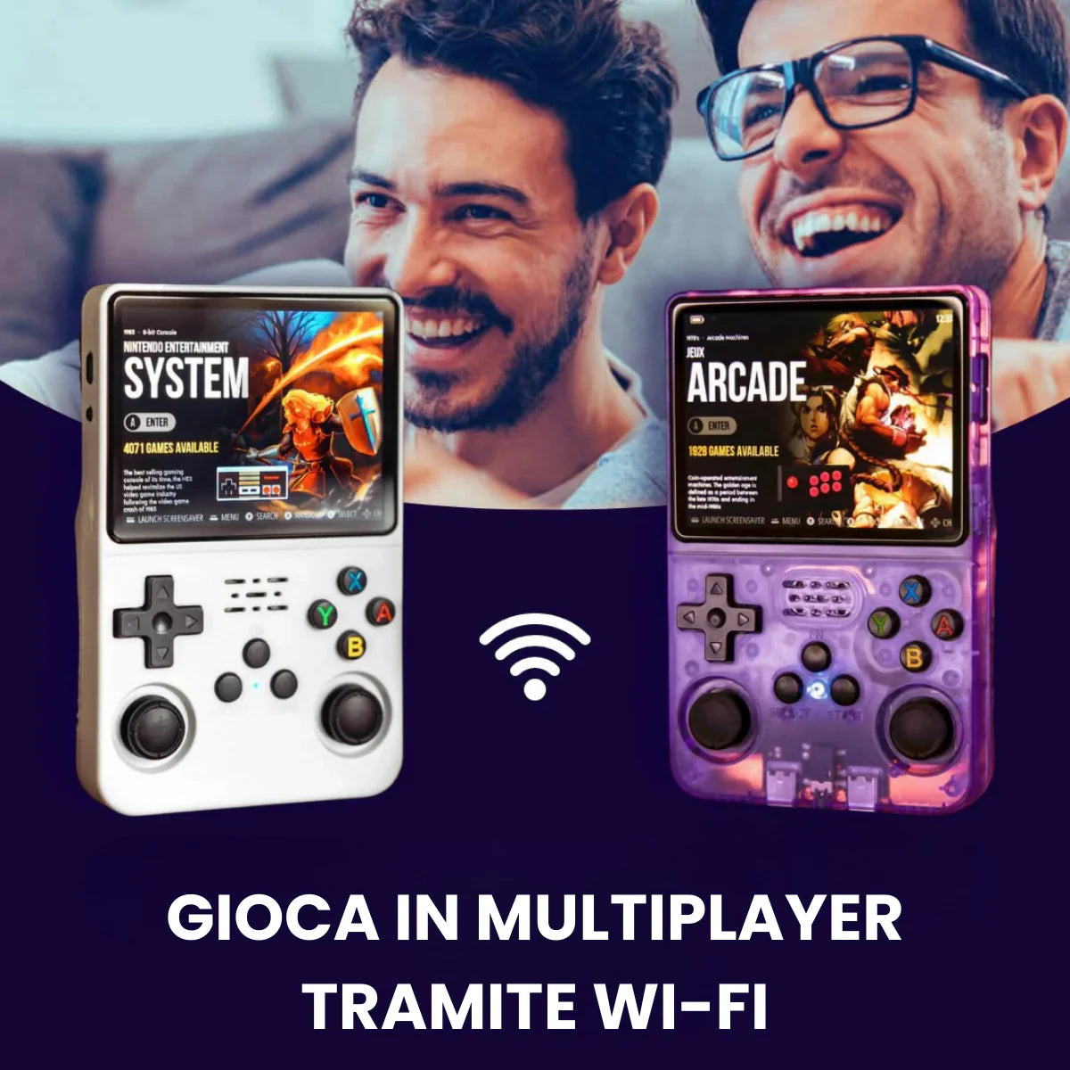 🎮 Console Portatile Retrò R36XX – 64 GB, Schermo IPS 3.5”, WiFi, Batteria 8 h